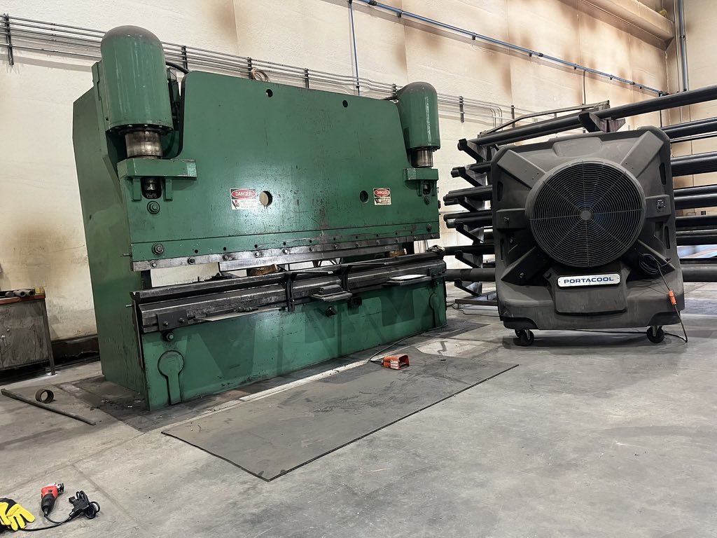 300 Ton X 12'  Pacific Model K300-12  Hydraulic Press Brake